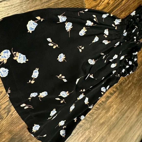 For Love And Lemons Black Floral Mini Dress - Picture 7 of 10